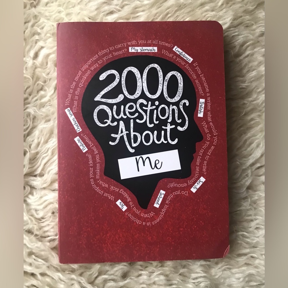 NEW- 2000 Questions About Me Journal